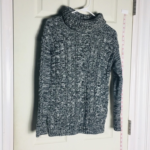 GAP Sweaters - NEW Gap Cable knit turtleneck grey sweater S